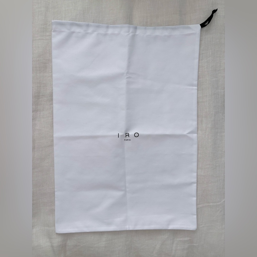 New IRO Large White Storage Pouch